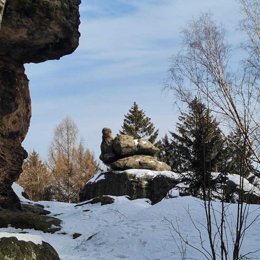 Urlaubsdomizil Am Toepfer - Ferienwohnungen In Olbersdorf ภายนอก รูปภาพ