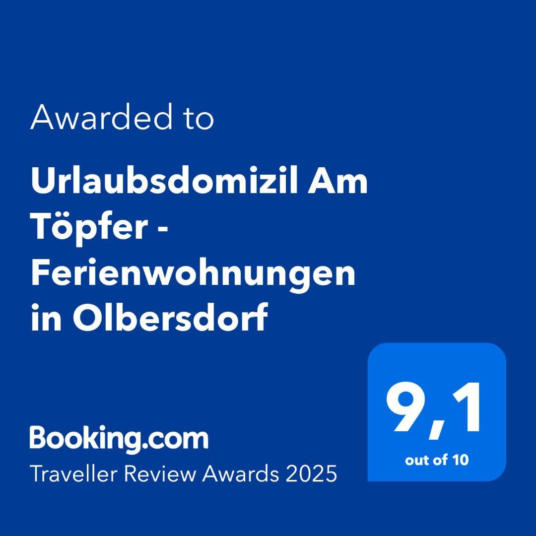 Urlaubsdomizil Am Toepfer - Ferienwohnungen In Olbersdorf ภายนอก รูปภาพ